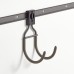 elfa Garage+ Storage Top Track System - J-Hook for Storage Track - Matt Grey