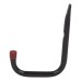Rothley Tubular Garage and Shed Storage Hook with Red Vinyl Cap - 150mm Depth - Black & Red
