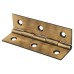 Solid Drawn Butt Cabinet Hinge - 64 x 35 x 1.45mm - Antique Brass - Pair