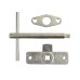 Jedo Budget Lock, Key and Escutcheon - Rim - 67.5 x 19.5 x 9mm - Zinc Plated