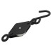 Line Pulley - Hook & Wheel - 172 x 38mm - Black