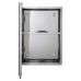 Croydex Avon Stainless Steel Bathroom Cabinet - Single Door - 400 x 300 x 120mm