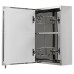 Croydex Avon Stainless Steel Bathroom Cabinet - Single Door - 400 x 300 x 120mm