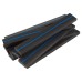 Blue 60 Fire Rated Packers - 5 x 15 x 100mm - Black and Blue - Pack of 100