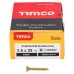 TIMCO Solo Chippy Pozi Countersunk Wood Screws - 3.5 x 25mm - Yellow Zinc - Pack of 200