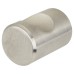 Exel Solid Turned Cylinder Cabinet Knob - 20mm Diameter - Satin Stainless Steel