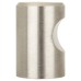 Exel Solid Turned Cylinder Cabinet Knob - 20mm Diameter - Satin Stainless Steel