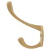 Alexander & Wilks Victorian Single Hat & Coat Hook - 80 x 35mm - Satin Brass