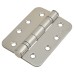 Enduro Radius Ball Bearing Grade 13 Butt Fire Door Hinge - 102 x 76 x 3mm - 201 Pol Stainless - Pair