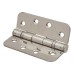 Enduro Radius Ball Bearing Grade 13 Butt Fire Door Hinge - 102 x 76 x 3mm - 201 Pol Stainless - Pair