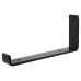 Olde Forge Steel Scaffold Board Shelf Bracket - Type 2 - 245 x 108 x 40mm - Black Powder Coated Iron