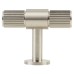 Carlisle Brass Lines 13mm T-Bar Cabinet Knob - 50 x 40mm - Satin Nickel