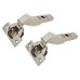 Blum CLIP Top Soft Close Cabinet Hinge - +45° - Overlay - Zinc Plated - Pair