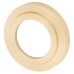 Burlington BUR10 Satin Brass Door Handles on Round Stepped Rose - Mayfair Range 