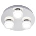 Forum Spa Amalfi 5W 3 Light Flush LED Bathroom Ceiling Light - IP44 - 4000K Cool White - Chrome