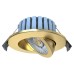 Forum Spa Eden 7W IP65 Fire Rated LED Dimmable Adjustable Downlight - 3/4/6000K CCT - Satin Brass