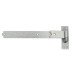 Medium Duty Cranked Hook & Band Gate Hinge Kit with Suffolk Gate Latch - 450mm - Galvanised