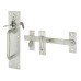 Medium Duty Cranked Hook & Band Gate Hinge Kit with Suffolk Gate Latch - 450mm - Galvanised