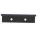 Exel Serva Lipped Edge Cabinet Pull Handle - 96mm Centres - Black