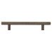 Exel 12mm T-Bar Cabinet Pull Handle - 160mm Centres - Brushed Pewter Effect