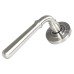 From The Anvil Satin Stainless Steel Door Handles on Round Beehive Rose - Newbury Range 