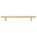 Exel 12mm T-Bar Cabinet Pull Handle - 128mm Centres - Satin Brass