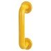 Hoppe AR602/300 Nylon D-Bar Door Pull Handle on Rose - Screw Fix - 300mm c/c - Golden Yellow Hoppe AR602/300 Nylon D-Bar Door Pull Handle on Rose - Screw Fix - 300mm c/c - Golden Yellow
