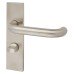 Exel Satin Stainless Steel 19mm Return to Door Bathroom Door Handle - Square - 57mm c/c - RH Exel Satin Stainless Steel 19mm Return to Door Bathroom Door Handle - Square - 57mm c/c - RH