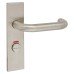 Exel Satin Stainless Steel 19mm Return to Door Bathroom Door Handle - Square - 57mm c/c - RH Exel Satin Stainless Steel 19mm Return to Door Bathroom Door Handle - Square - 57mm c/c - RH