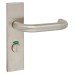 Exel Satin Stainless Steel 19mm Return to Door Bathroom Door Handle - Square - 57mm c/c - RH Exel Satin Stainless Steel 19mm Return to Door Bathroom Door Handle - Square - 57mm c/c - RH