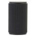 Carlisle Brass Knurled Cylinder Cabinet Knob - 18mm Diameter - Matt Black