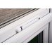 Jackloc uPVC Inline Espagnolette Locking Multipoint Window Handle - 15mm Spindle - Dual - White
