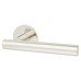 Jigtech Polished Stainless Steel Door Handles on Round Slim Rose - Schema Vinklad Range 
