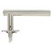 Jigtech Polished Stainless Steel Door Handles on Round Slim Rose - Schema Vinklad Range 