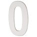 Exel 100mm Concealed Screw Fix Door Numeral - 0 - Polished Stainless Steel Exel 100mm Concealed Screw Fix Door Numeral - 0 - Polished Stainless Steel