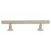 Exel York 12mm Knurled T-Bar Cabinet Pull Handle - 96mm Centres - Satin Nickel