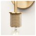 Exel Casa Knurled Indoor Wall Light - Satin Brass Fittings