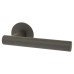 Jigtech Graphite Grey Door Handles on Round Slim Rose - Schema Vinklad Range 