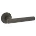 Jigtech Graphite Grey Door Handles on Round Slim Rose - Schema Vinklad Range 
