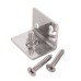 FVG Straight Sliding Door Gear Face Fix Brackets - 100kg Max Door Weight - Pack of 10