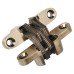 Exel Concealed Hinge - 60 x 13mm - Antique Brass - Pair