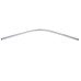 Rothley 90° Curved 30 x 15mm Oval Hanging Rail Tube - Polished Chrome