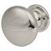 Exel Domed Round Cabinet Knob - 25mm Diameter - Polished Chrome