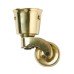 Hampstead Traditional Furniture Cup Style Castor - Fixed - 30mm Diameter - Pol Brass - Pack of 2
