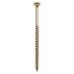 TIMCO Velocity Pozi Countersunk Wood Screws - 5.0 x 100mm - Yellow Zinc - Pack of 100