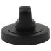 Exel Bathroom Turn & Release - 52mm Diameter - Matt Black