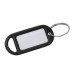 Key Ring Tag - 48 x 21mm - Black - Pack of 10