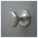 Exel Octagonal Centre Door Knob - 79mm Rose Diameter - Satin Chrome