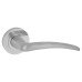 Exel Eloise Bathroom Lock Door Handle on Rose Kit - Satin Chrome