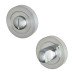 Exel Eloise Bathroom Lock Door Handle on Rose Kit - Satin Chrome